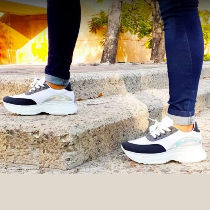 Cuba Platform White Tennis For Women